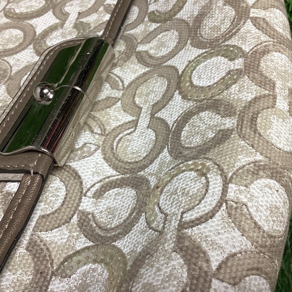 Coach Poppy Kristin Logo Small Shoulder Bag & Card Wallet - Picture 14 of 16